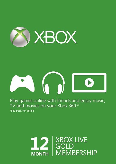 xbox live 12 month gold membership deals